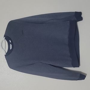 Mens Medium Calvin Klein Blue Long Sleeve Sweater